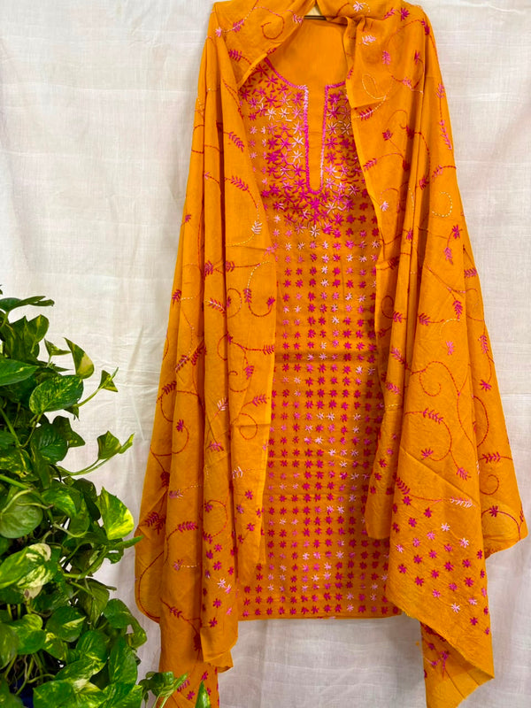 Thread Work Suit in Pure Cotton