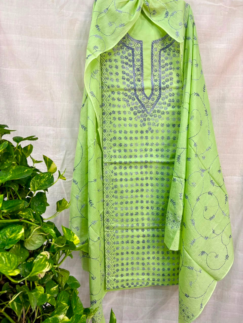Thread Work Suit in Pure Cotton