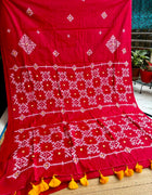 Cotton Kutch Work Saree