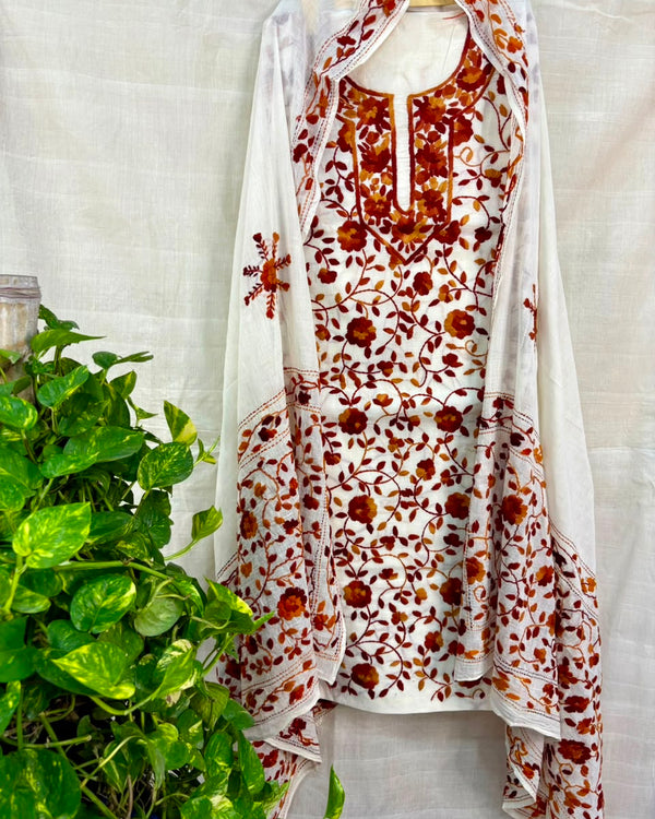 Phulkari Suit in Pure Cotton