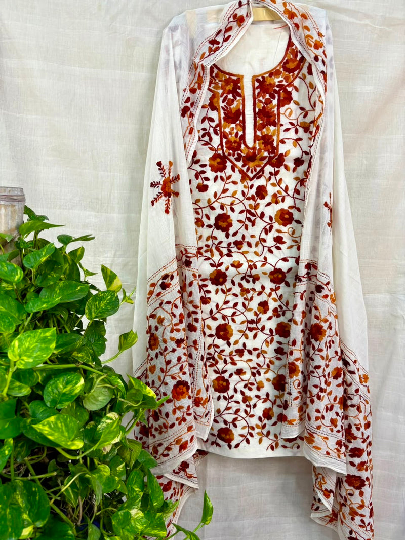 Phulkari Suit in Pure Cotton
