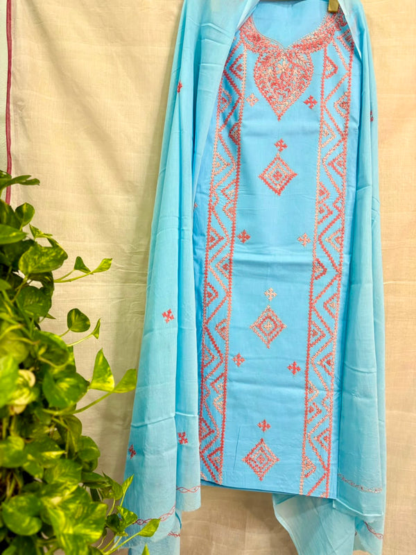 Kutch Work Suit in Pure Cotton