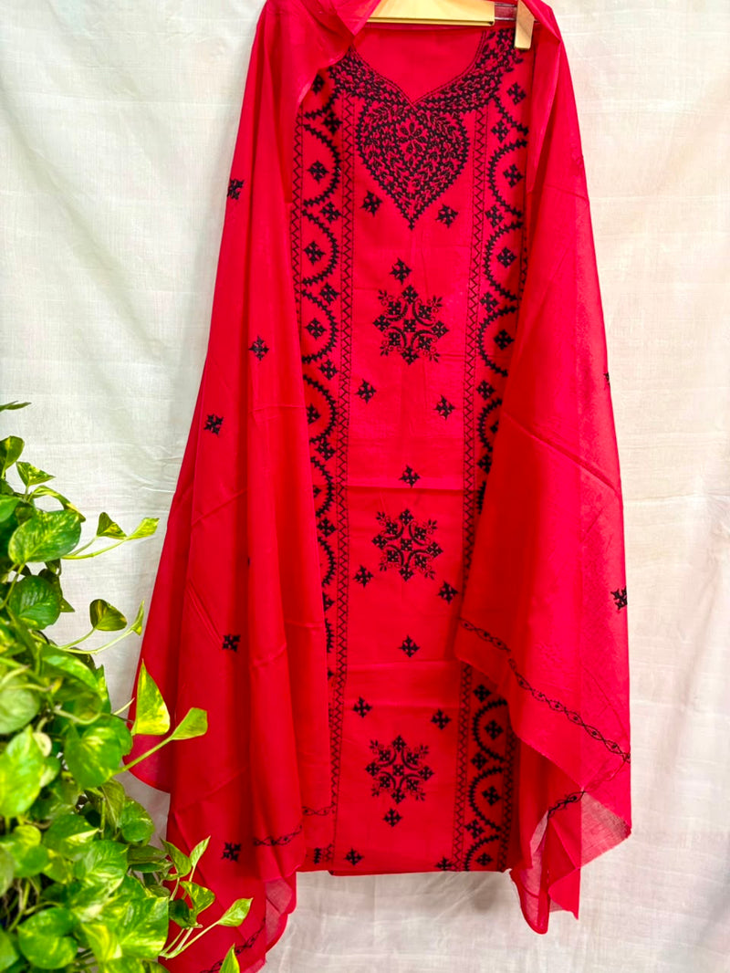 Kutch Work Suit in Pure Cotton