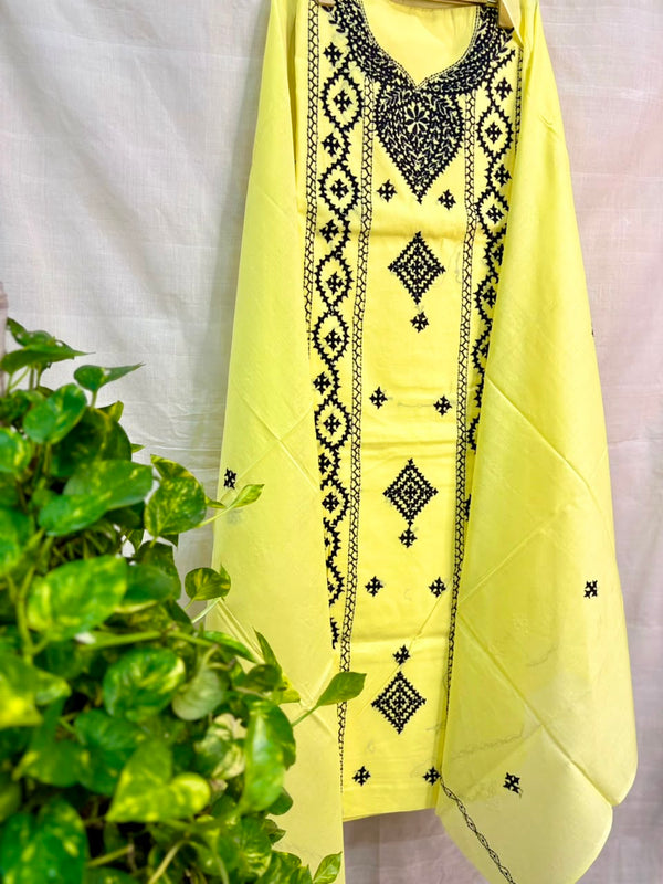 Kutch Work Suit in Pure Cotton