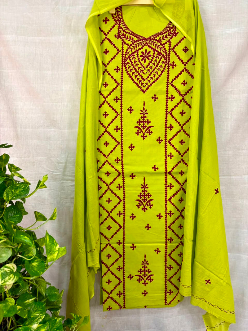 Kutch Work Suit in Pure Cotton