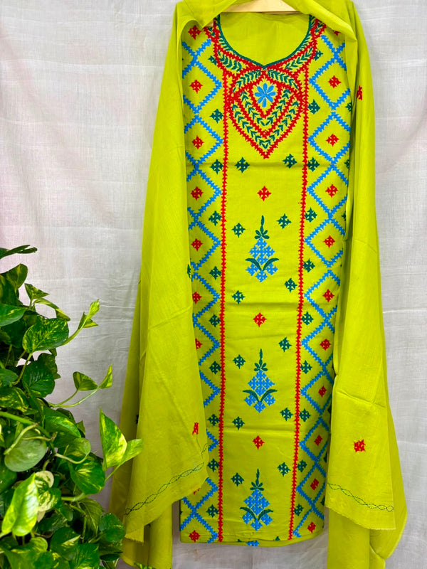 Kutch Work Suit in Pure Cotton