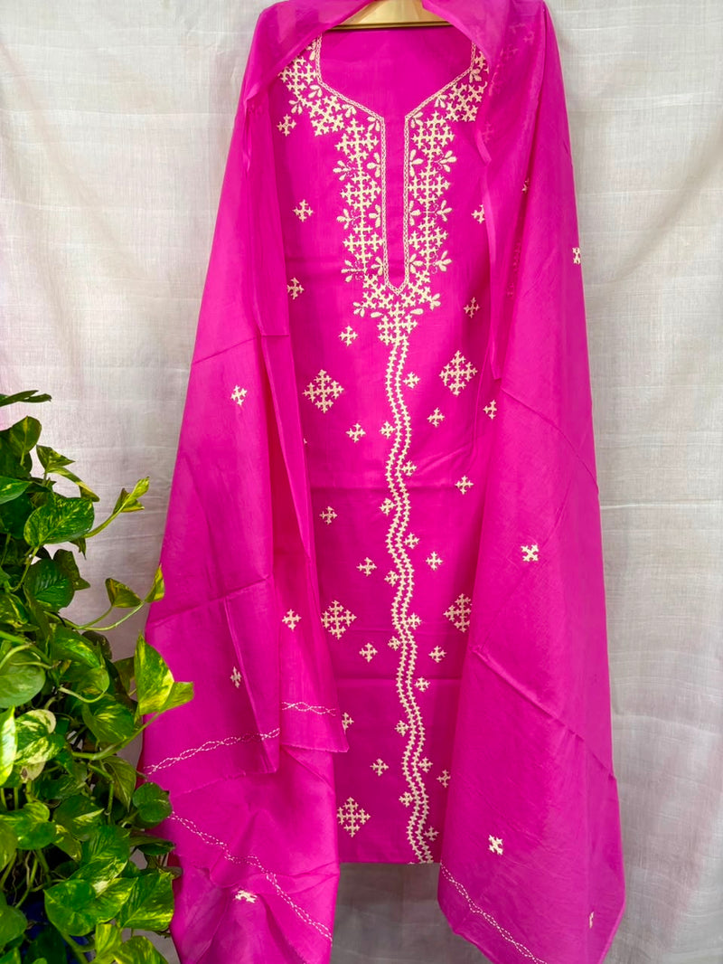 Kutch Work Suit in Pure Cotton