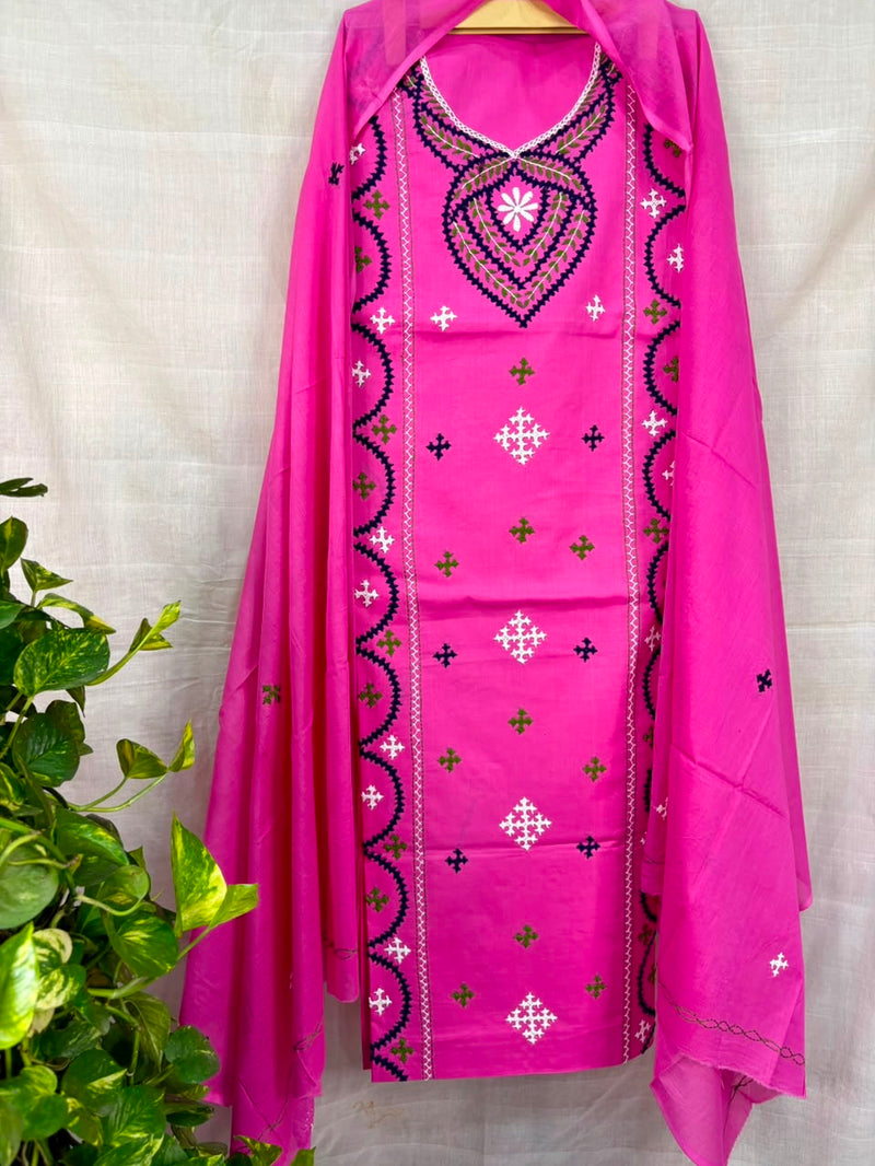 Kutch Work Suit in Pure Cotton