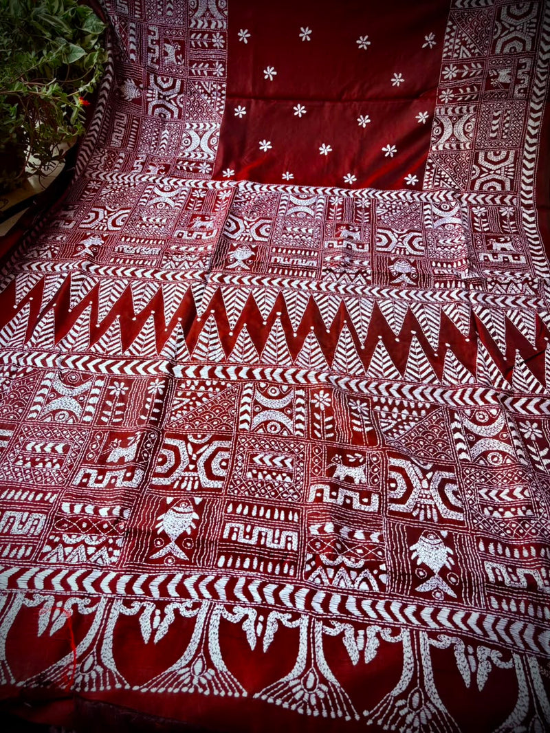 Kantha Saree