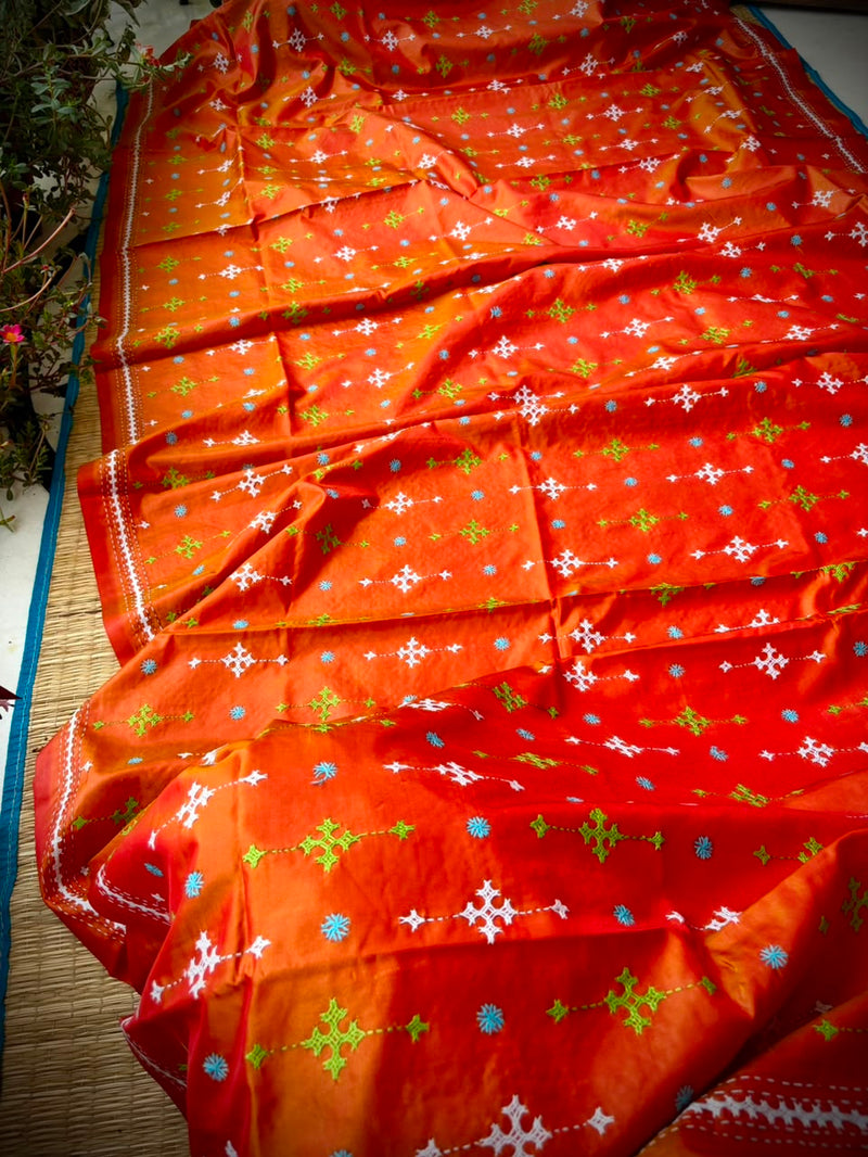 Kutch Work Saree