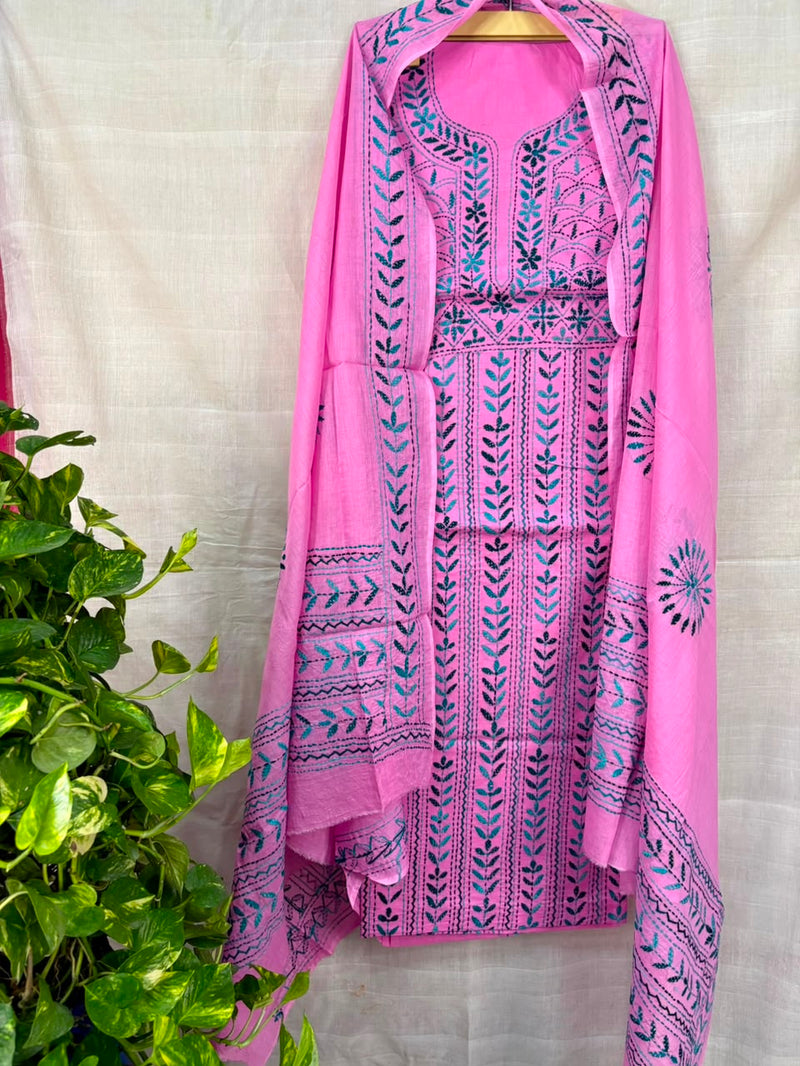 Phulkari Suit in Pure Cotton