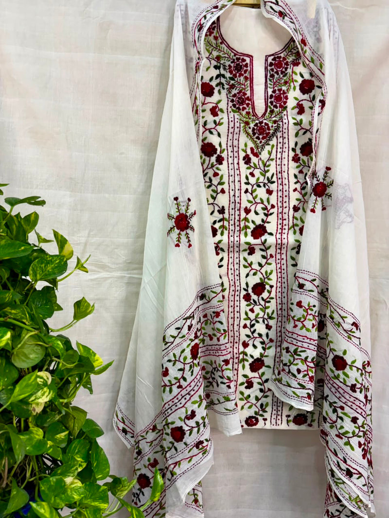 Phulkari Suit in Pure Cotton