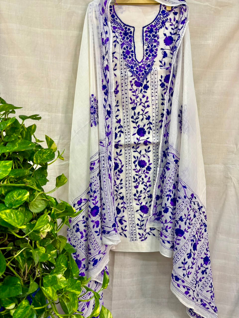 Phulkari Suit in Pure Cotton
