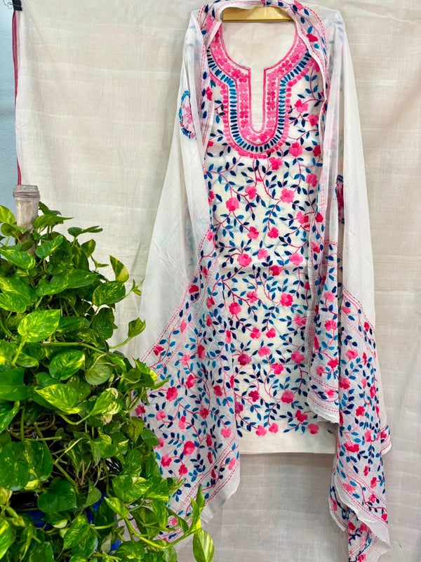Phulkari Suit in Pure Cotton