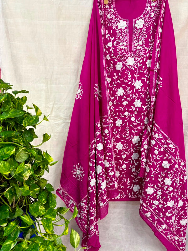 Phulkari Suit in Pure Cotton