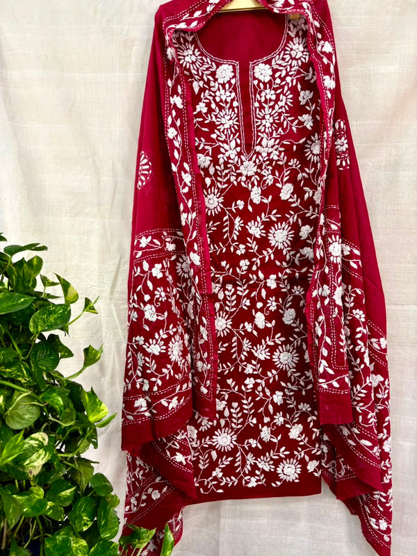 Phulkari Suit in Pure Cotton