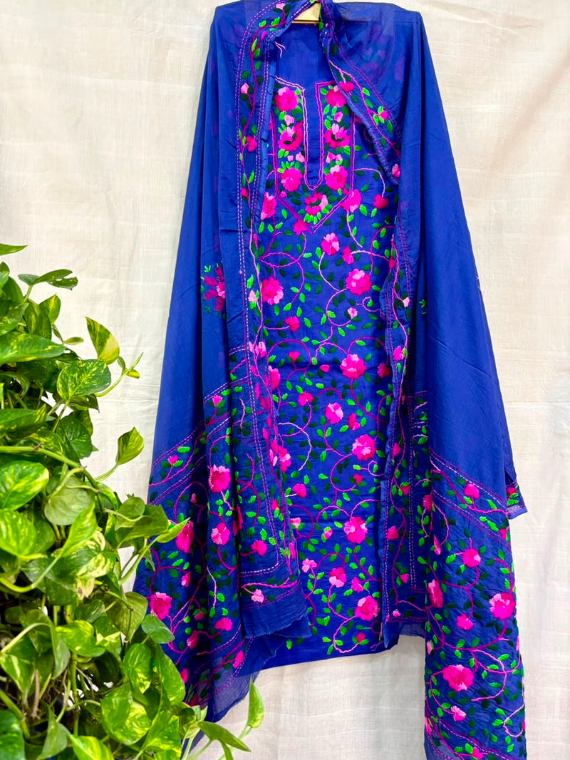 Phulkari Suit in Pure Cotton