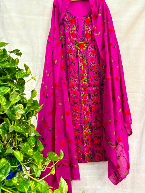 Phulkari Suit in Pure Cotton