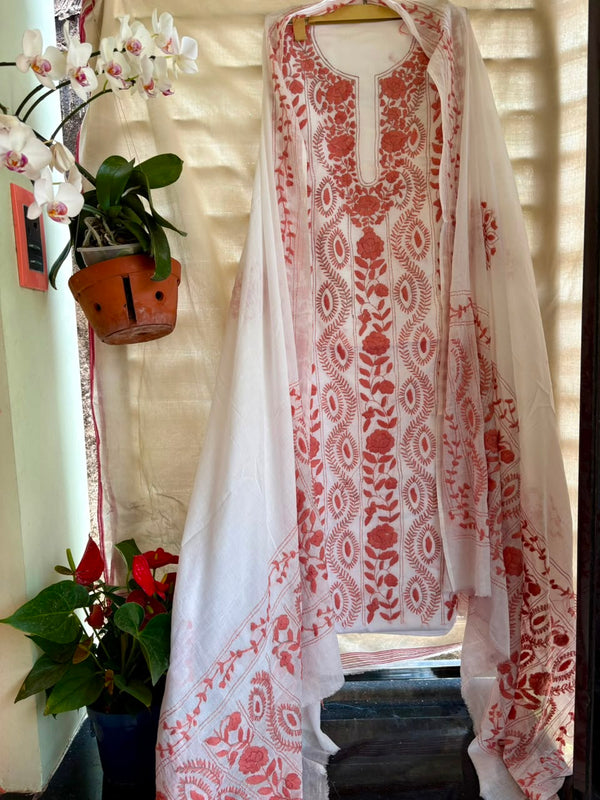 Phulkari Suit in Pure Cotton