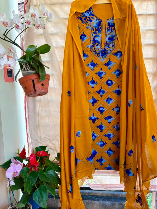 Phulkari Suit in Pure Cotton