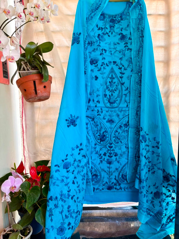 Phulkari Suit in Pure Cotton