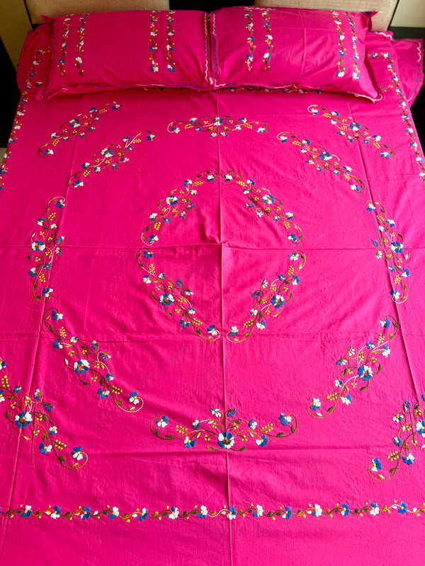 Pure Cotton Queen Size Bedsheet