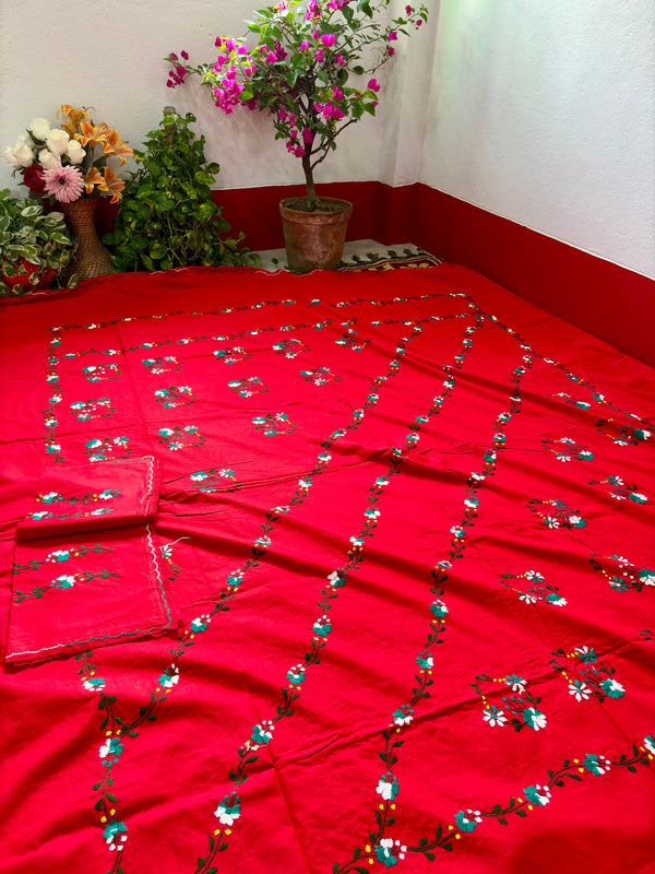 Pure Cotton Queen Size Bedsheet