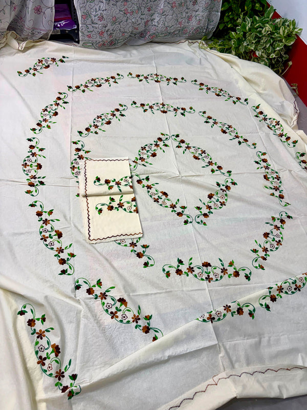 Pure Cotton Queen Size Bedsheet