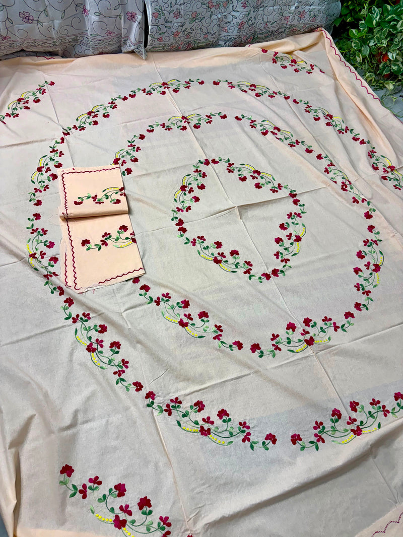 Pure Cotton Queen Size Bedsheet