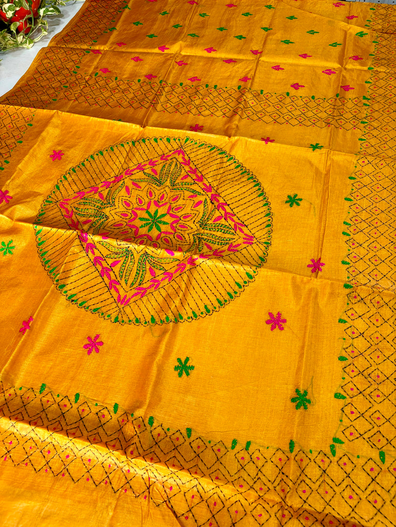 Budget Kantha Saree