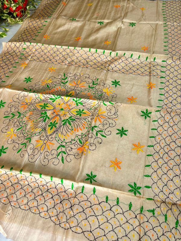 Budget Kantha Saree