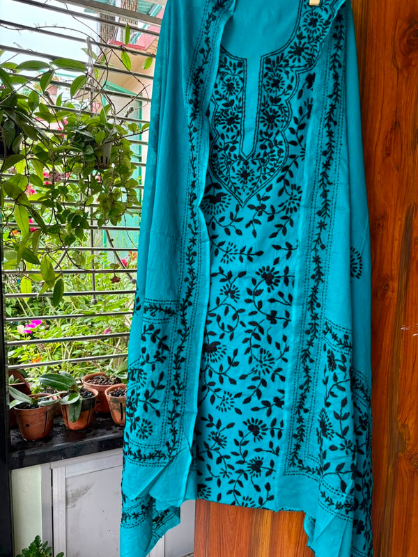 Phulkari Suit in Pure Cotton
