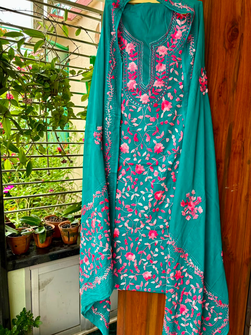 Phulkari Suit in Pure Cotton