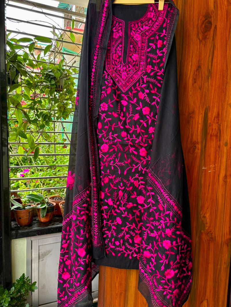 Phulkari Suit in Pure Cotton