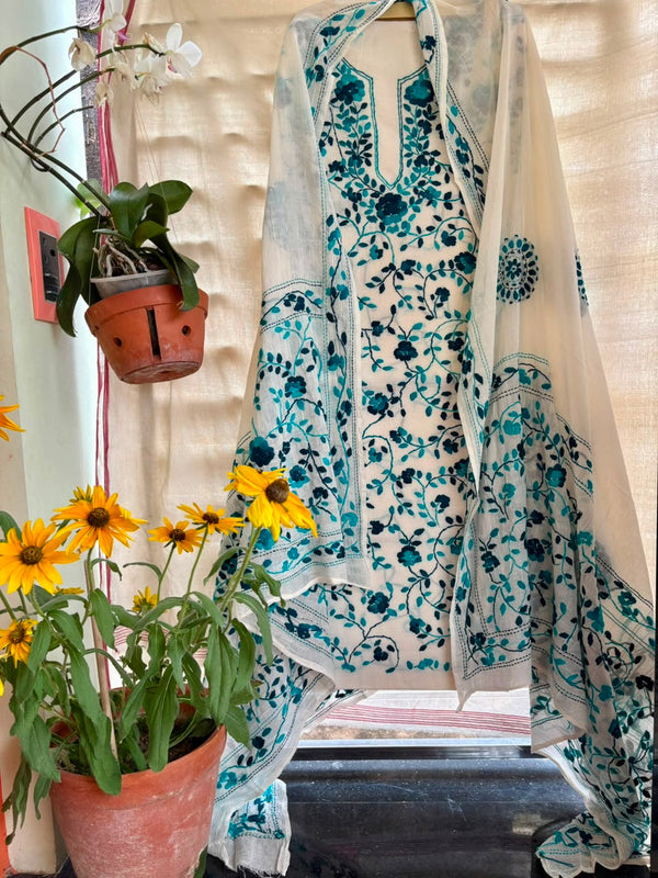 Phulkari Suit in Pure Cotton