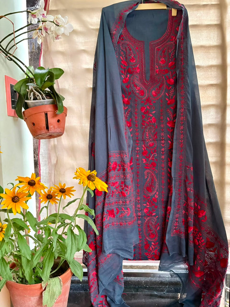 Phulkari Suit in Pure Cotton