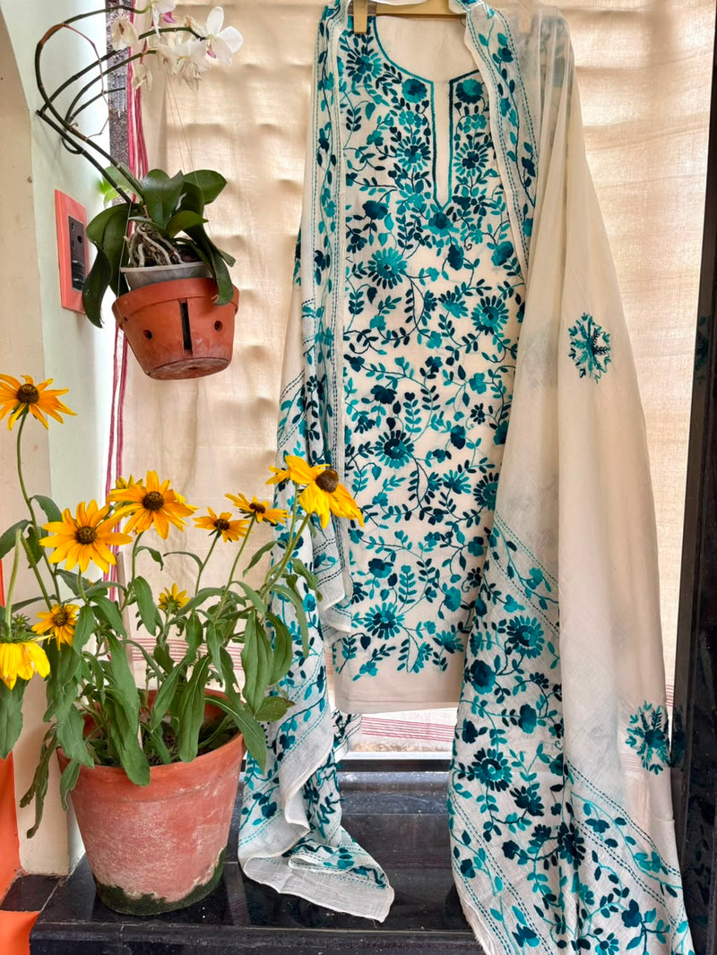 Phulkari Suit in Pure Cotton