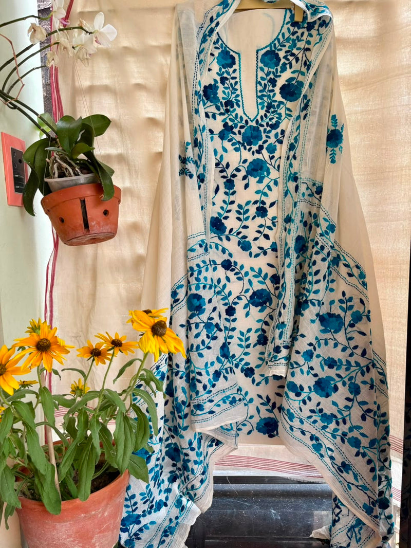 Phulkari Suit in Pure Cotton