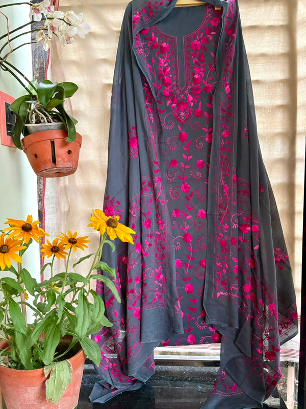 Phulkari Suit in Pure Cotton