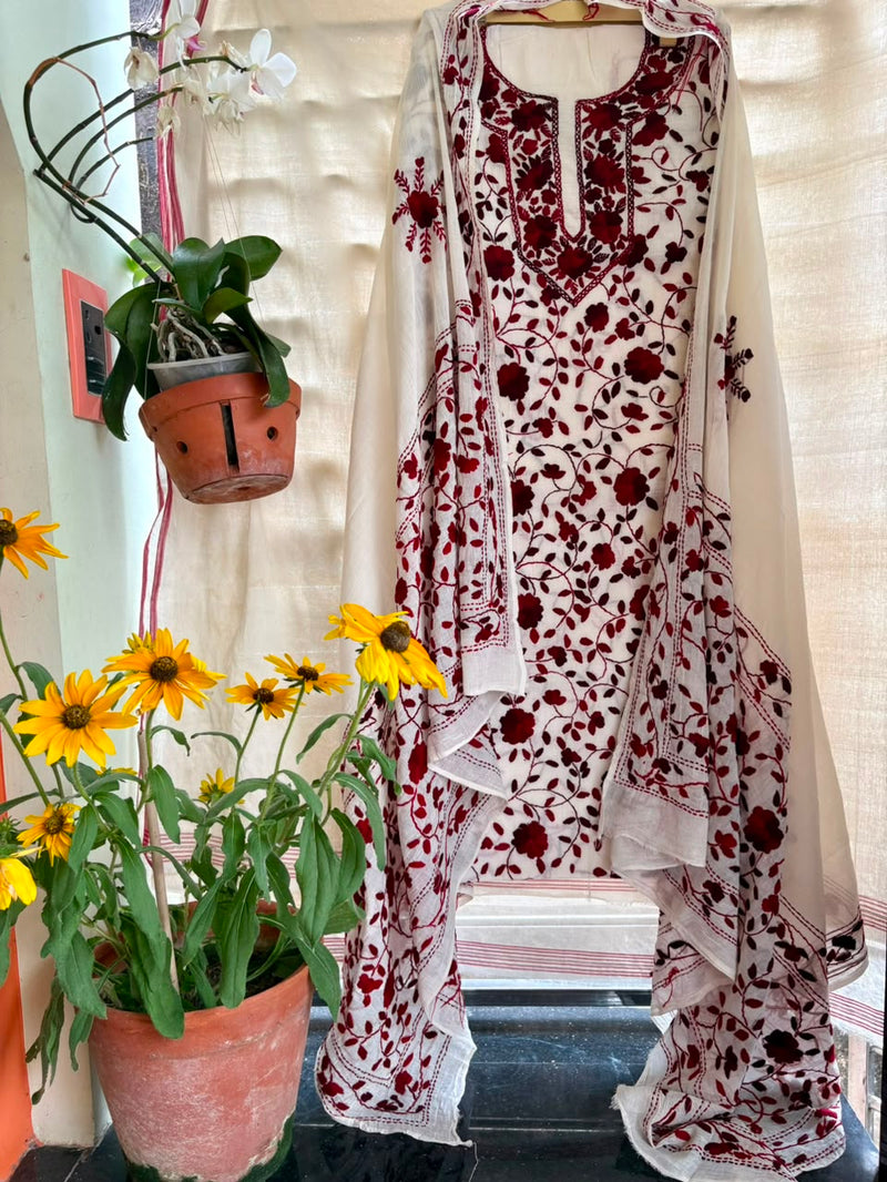 Phulkari Suit in Pure Cotton