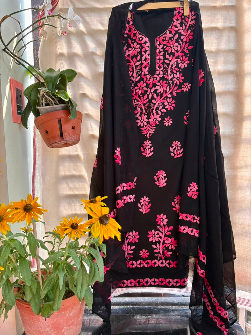 Phulkari Suit in Pure Cotton