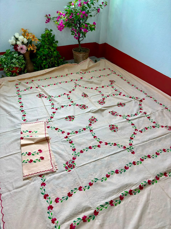 Pure Cotton Queen Size Bedsheet