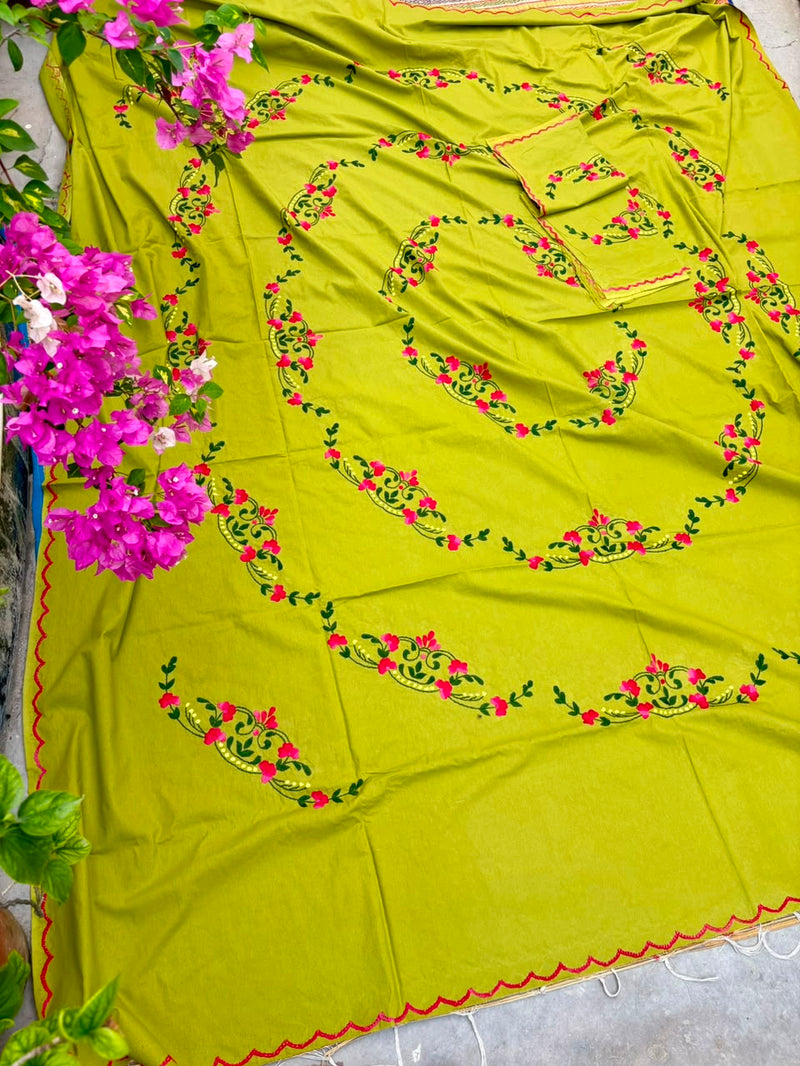 Pure Cotton Queen Size Bedsheet