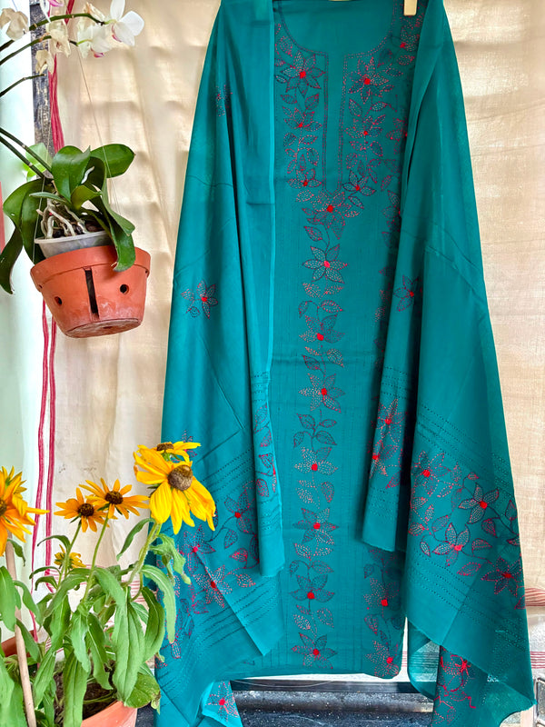 Kantha Suit in Pure Cotton