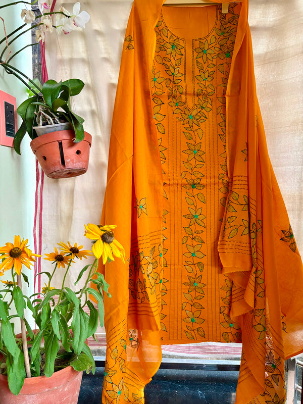 Kantha Suit in Pure Cotton