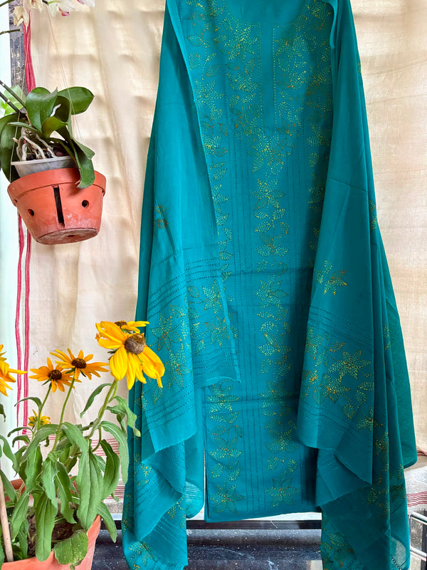 Kantha Suit in Pure Cotton