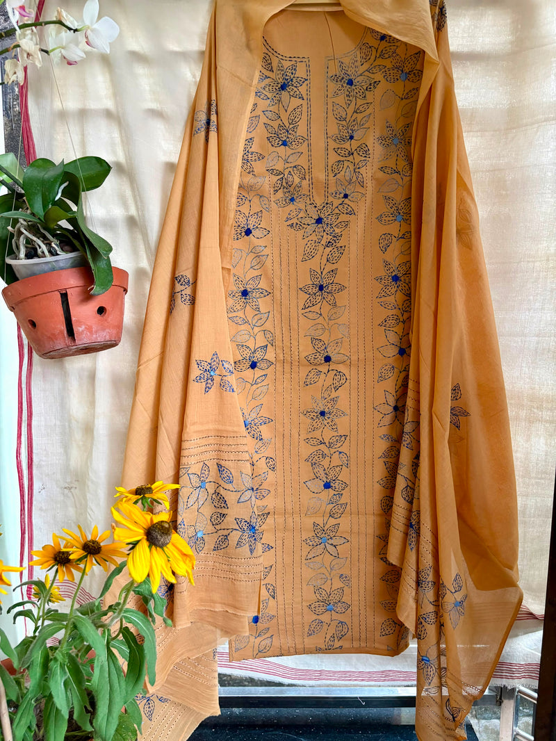 Kantha Suit in Pure Cotton