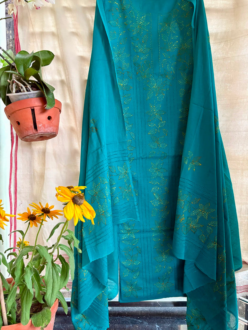 Kantha Suit in Pure Cotton