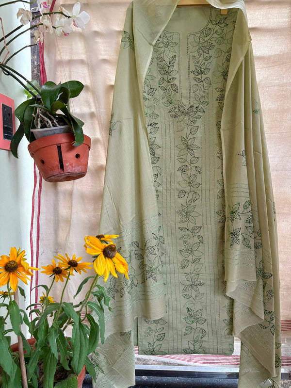 Kantha Suit in Pure Cotton
