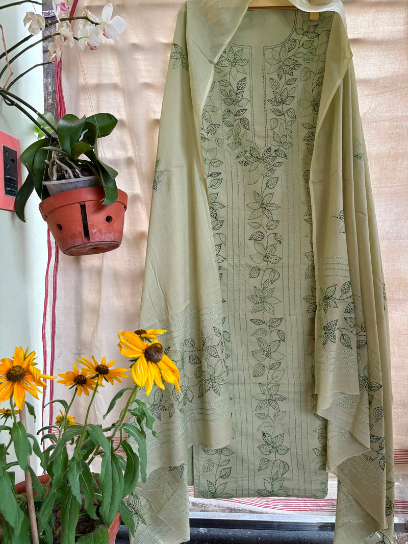 Kantha Suit in Pure Cotton